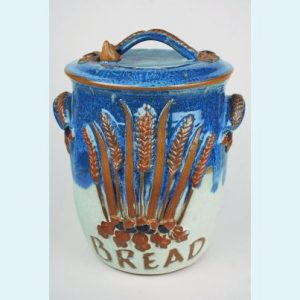 Wide Decorated Bread Bin