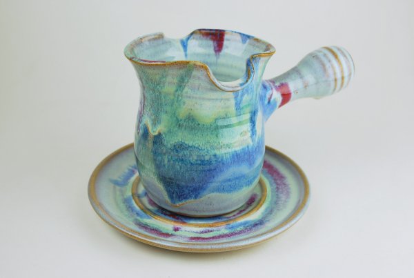 Gravy Jug and Saucer