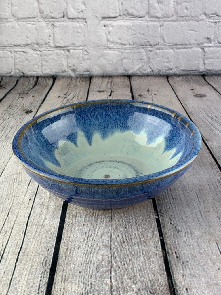 Pasta Bowl in Cobalt Blue Canterbury Pottery