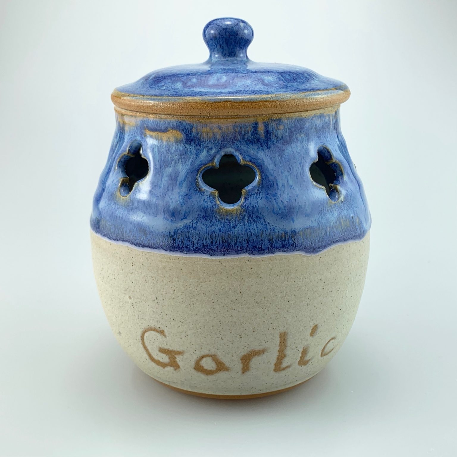 Garlic Pot Large Canterbury Pottery
