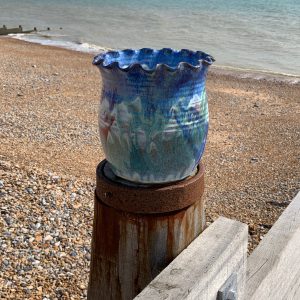 Plant Pot Holder Large (Fluted)