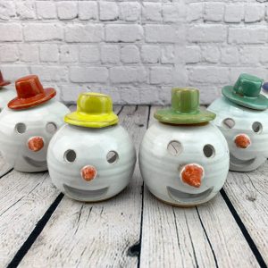 Snowman Tea Light Holder