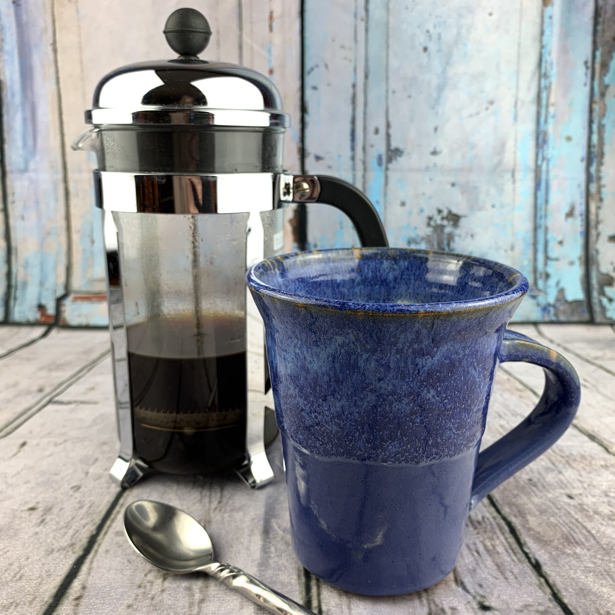 Latte Mug in Cobalt Blue